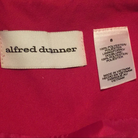 Clearance! Alfred Dunner Red Ultrasuede Blazer - Picture 8 of 9